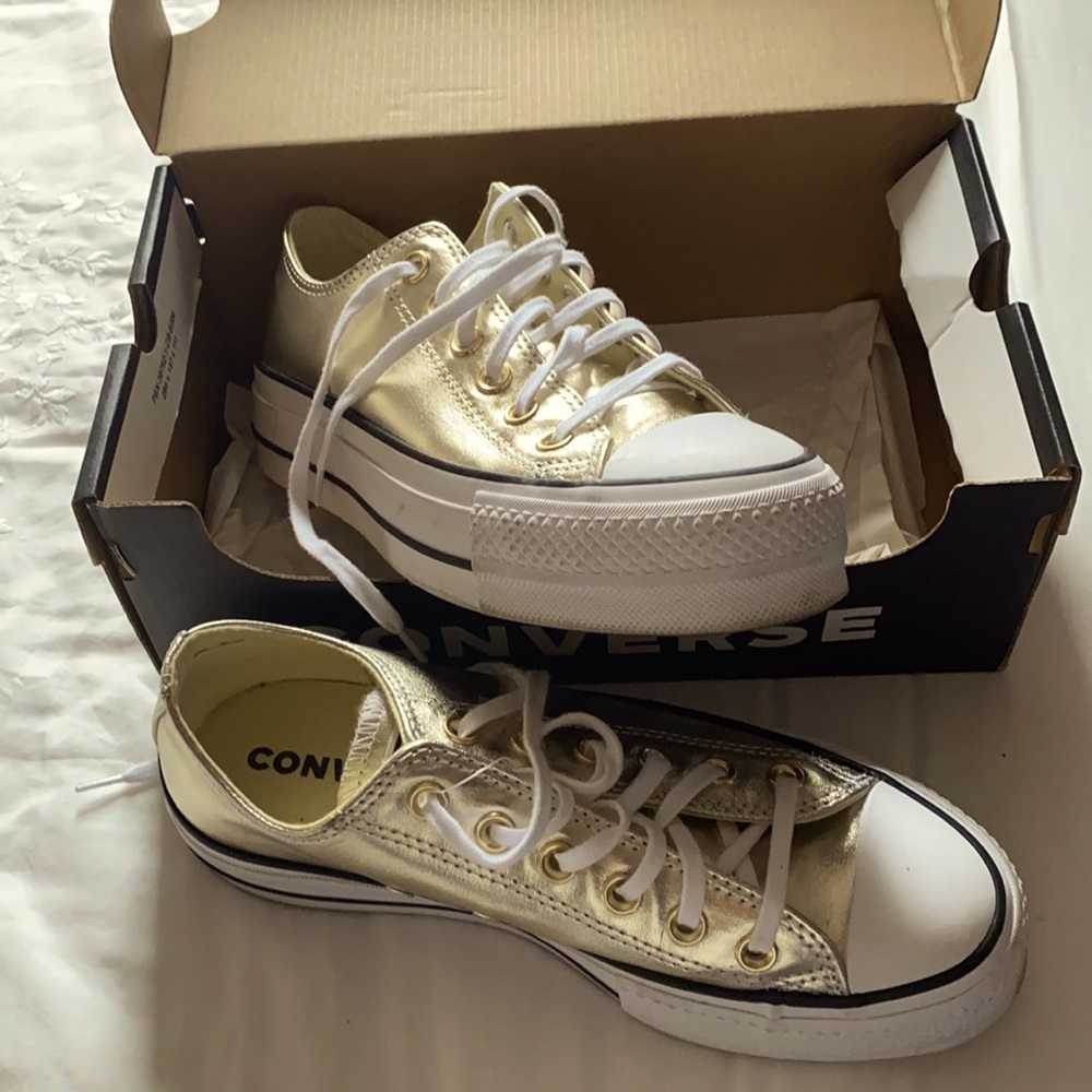 Converse All-Star Canvas Lift (gold)